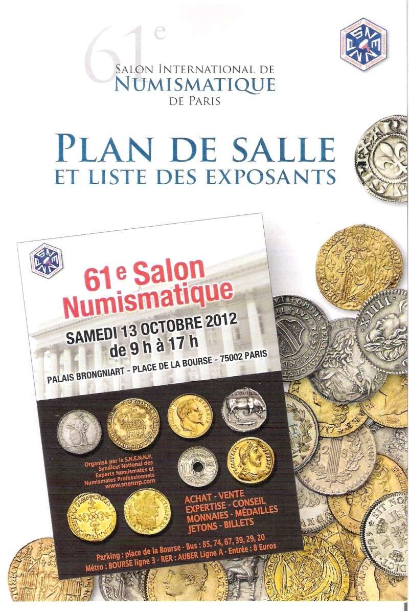 Salon numismatique du Palais Brongniart 13/10/2012  - Page 5 Numari11