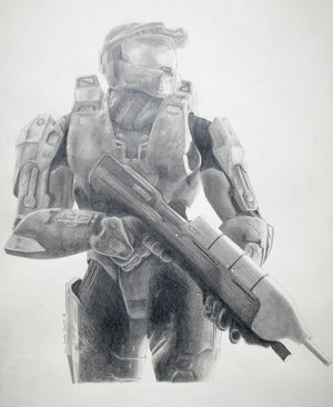 halo 3 Drawing and or paintings Master14