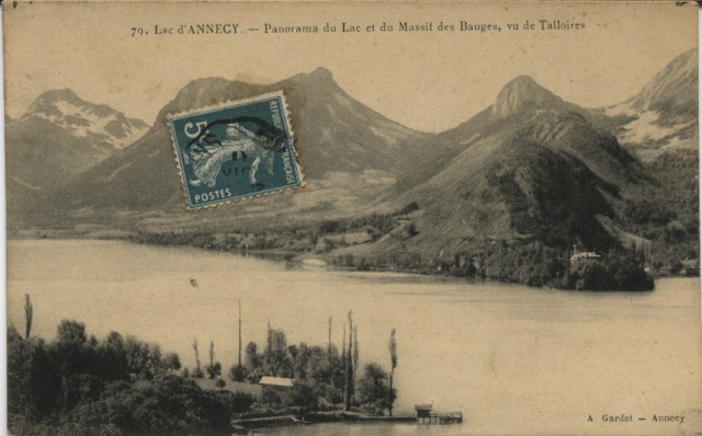 Annecy - Panorama du Lac et du Massif des Bauges, vu de Talloires Annecy10
