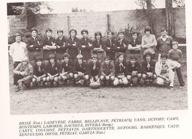 Les reconnaissez-vous ? ... les équipes cadets du Boucau-Stade Cadets19