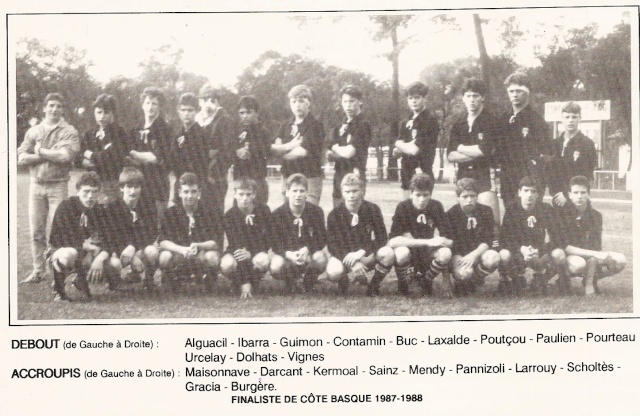 Les reconnaissez-vous ? ... les équipes cadets du Boucau-Stade Cadets40