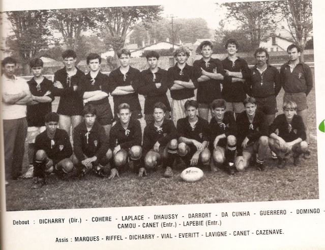 Les reconnaissez-vous ? ... les équipes cadets du Boucau-Stade Cadets43