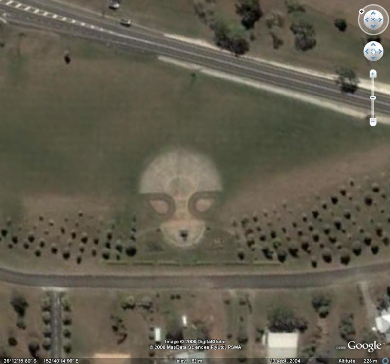 Forme de tête d'Alien à Southside, Queensland - Australie Alien10