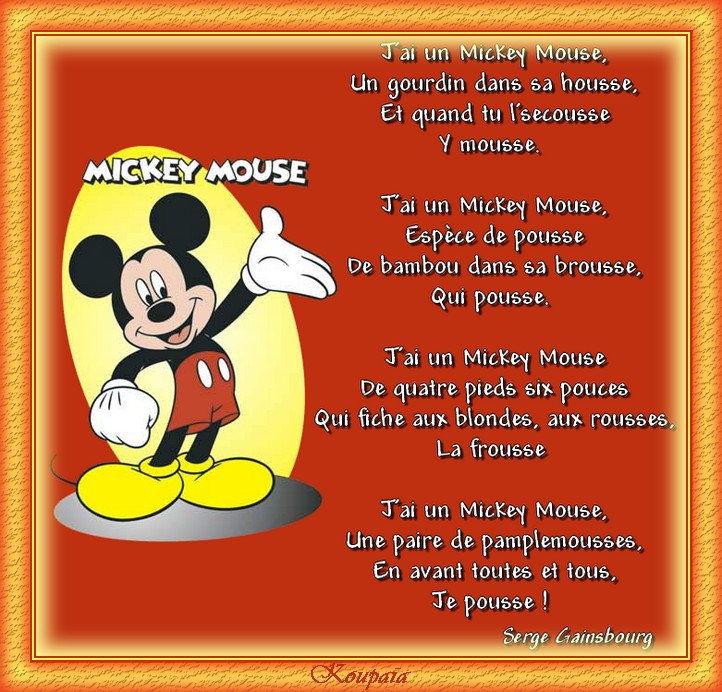 bonjour ... j'ai le mickey mousse qui m'interpelle Mickey10