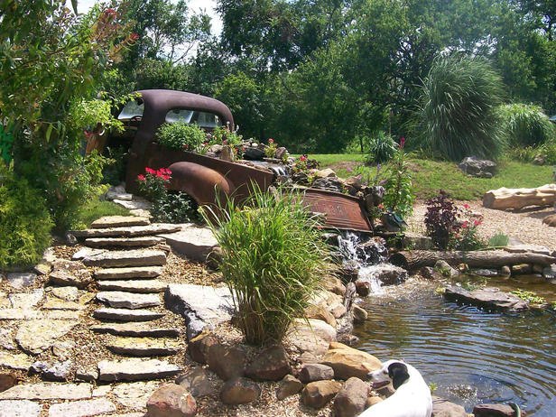 Works for yard art for me Pond10