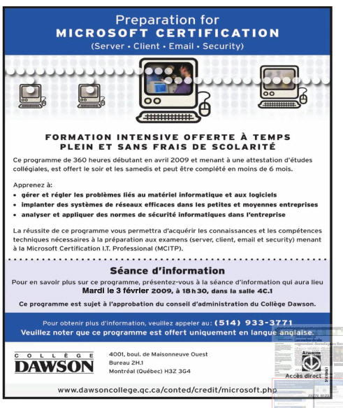Microsoft Certification -  A ne pas rater !!!!  ***** Micros10