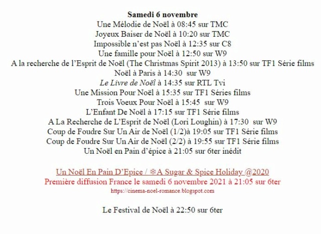 programme films de Noël 2021 111