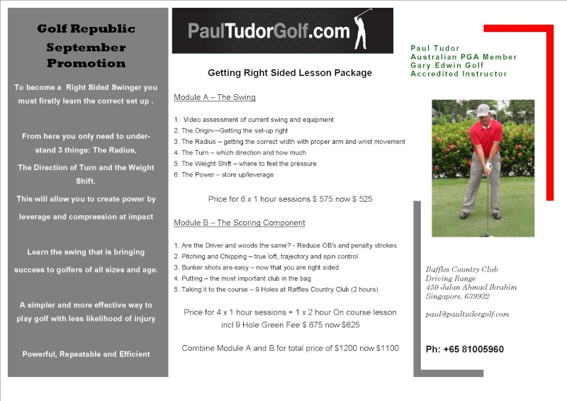 September Lesson Promo for Golf Republic Get_ri10