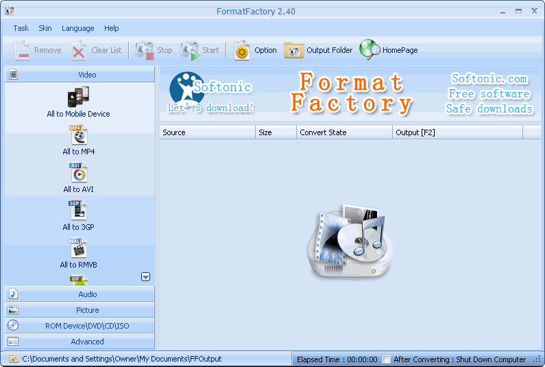  افتراضي حصريا :: عملاق التحويل بين جميع الصيغ :: FormatFactory 2.40 :: فقط علي عرب نار جديد اليوم وعلي اكثر من سيرفر  Scrl10