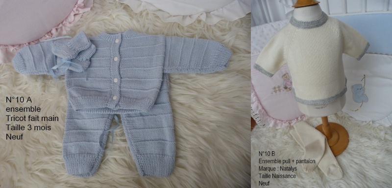 Vêtements bébés à vendre 1011