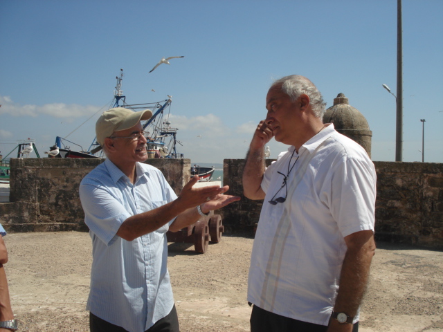 David Bensoussan fils de Mogador en visite à Essaouira Dsc06333