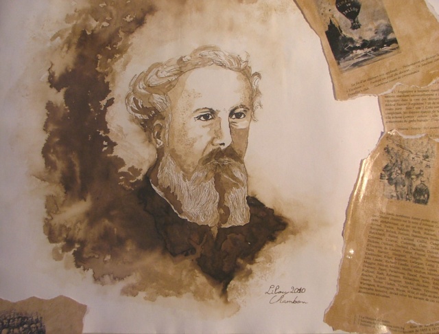 Portrait Jules Verne à la plume et au Broux de noix (teinture pour bois à la base ) Jules_12