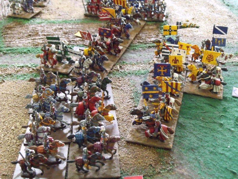 Initiation à la règle Medieval Warfare de SAGA en 15mm autour de la bataille d'Azincourt Photo_13