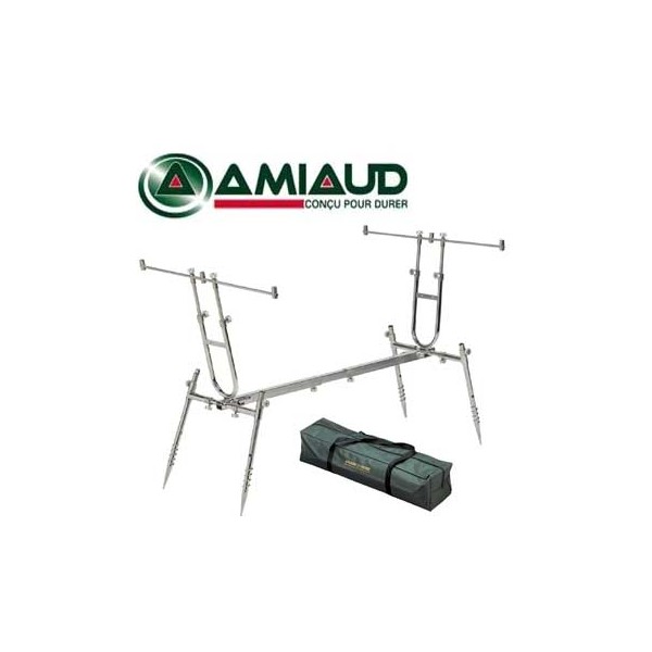 vends rod pod 3 cannes amiaud 4X4 inox Rod-po10