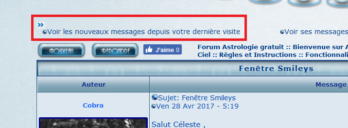 Fenêtre Smileys Screen24