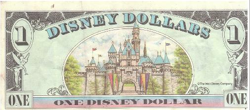 my Disney dollar! Disney11