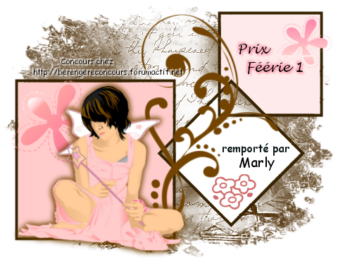 Gagnante et récompenses Défi Magali Féérie 1 Marlyg12