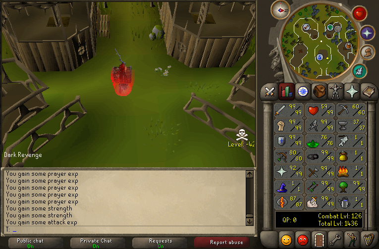 T's 99 Attack, Prayer, and Defence guide! Evolve17