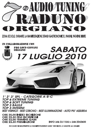 7° AUDIO TUNING RADUNO ORGIANO Locand12