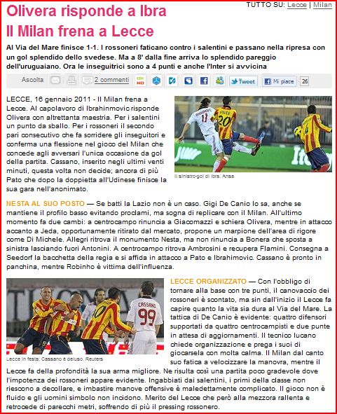 LECCE-MILAN 1-1 (16/01/2011) - Pagina 8 Cattur16