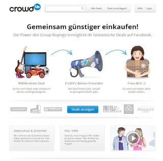 Günstiger Gruppeneinkauf über Facebook Crowdu10