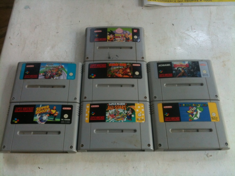 Lot Jeux snes, castlevania, mario etc.. Photo10