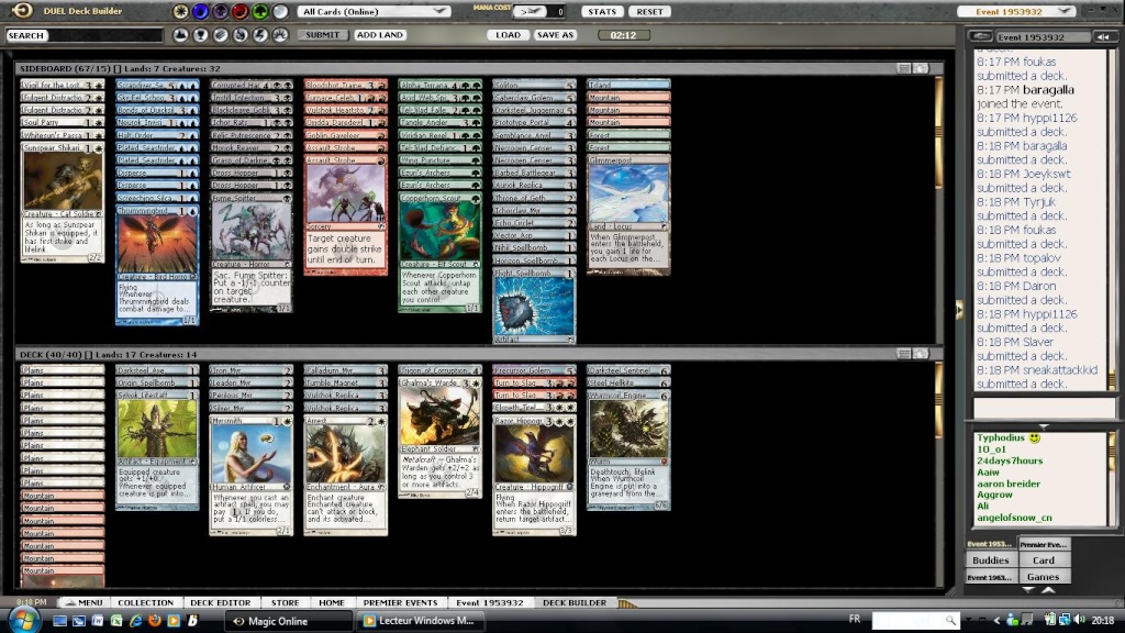 MTGO Sealed Premier event. Premie11