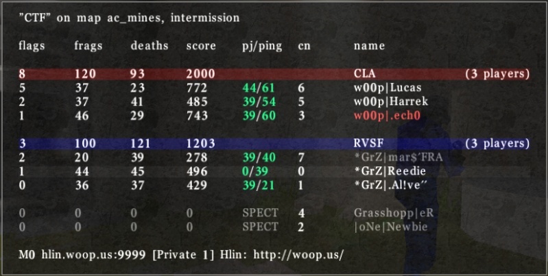 *GrZ| vs w00p * 1-1 * (23/01/11) Minesw10