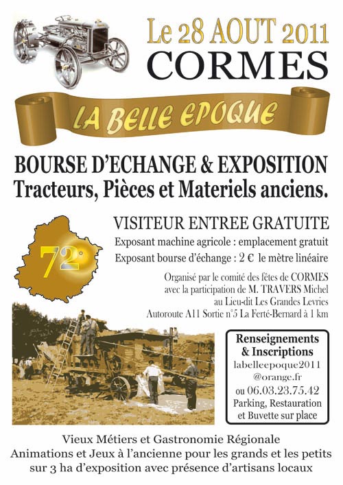 LA BELLE EPOQUE Bourse d'échange & exposition Affich13