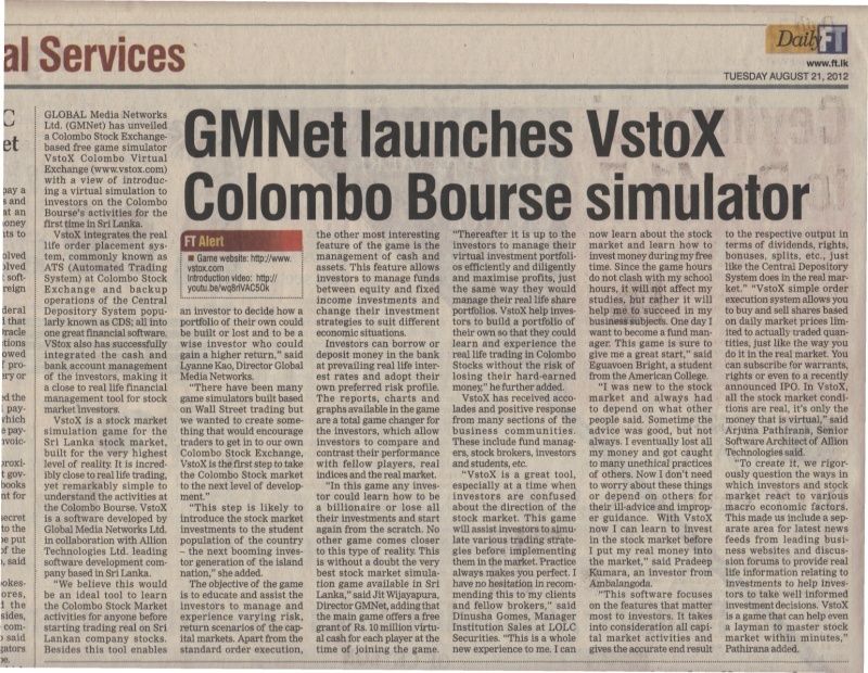 GMNet launches VstoX Colombo Bourse simulator - Daily FT Vstox_10