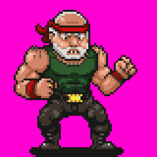 Papi Commando - RAMPAGE ! *Megadrive* Battle10