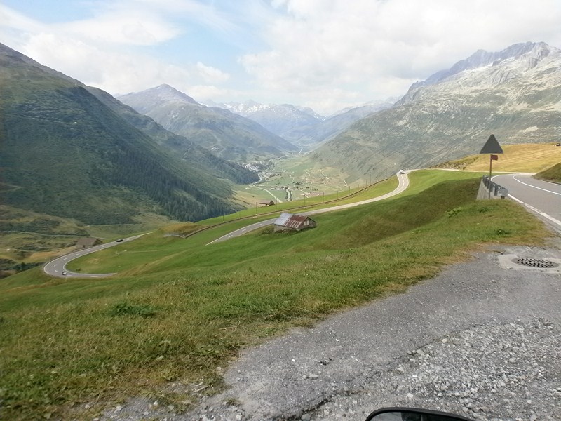 trans alpes quatrième jour St Moritz / Interlaken ( Suisse) 350 km. P8020922