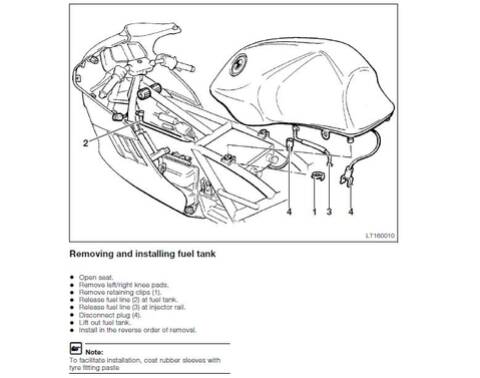 Bmw on sale k100 tank