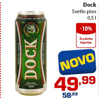 Dock svetlo pivo Dock10