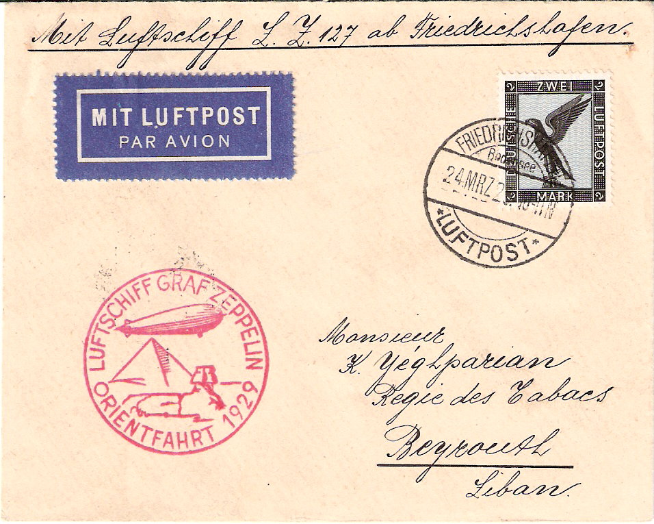 LZ 127 Orientfahrt 1929 Sieger23