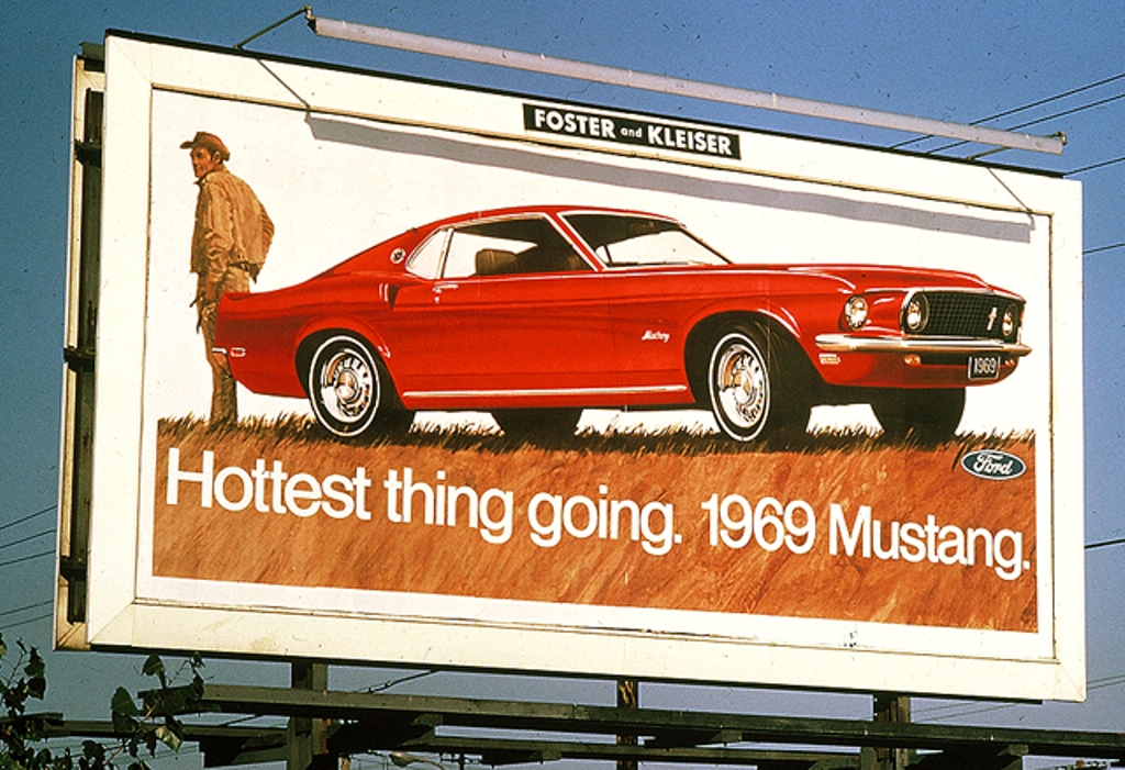 Publicité pour la Mustang 1969 en anglais 0417-m10