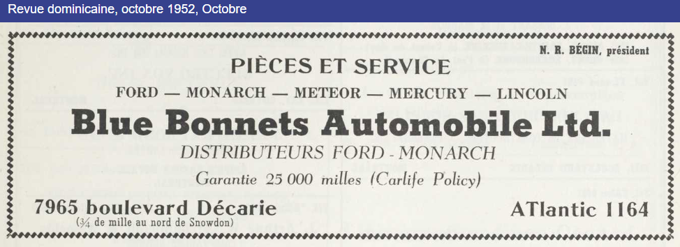 Blue Bonnet automobile Ltd 1952_b10