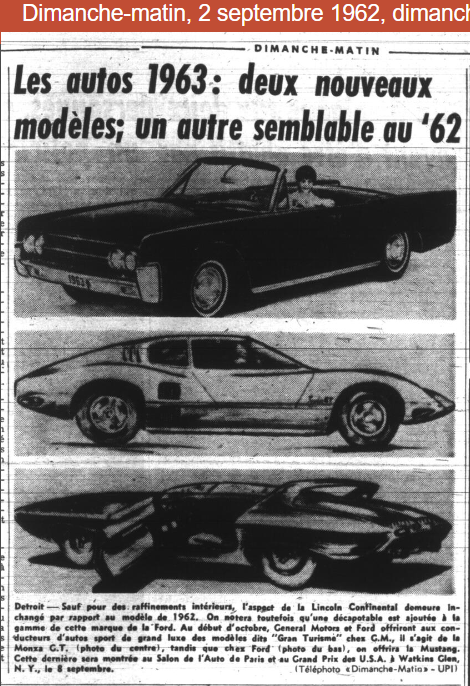 Article de journal de 1962 au sujet de la nouvelle Mustang 1962_e10