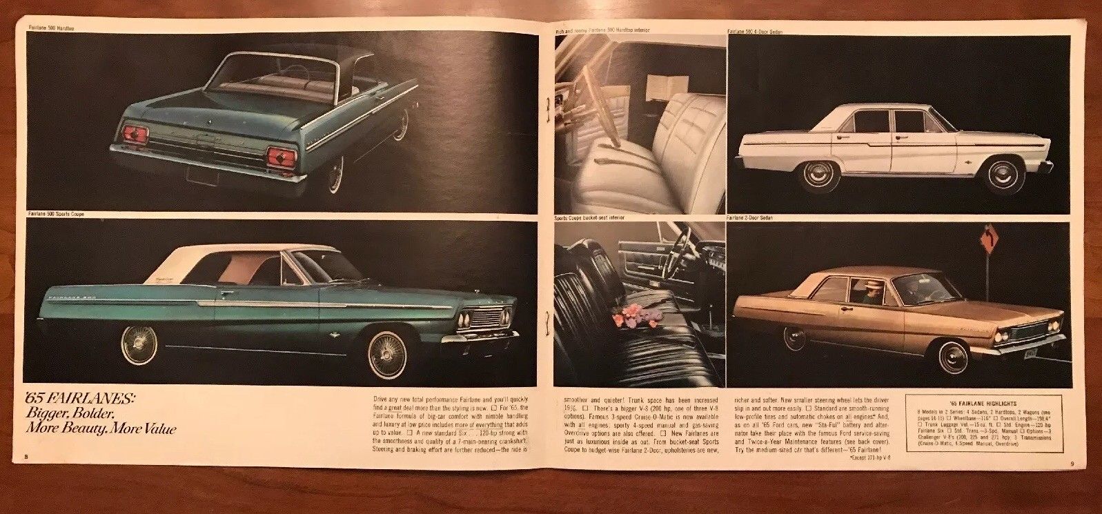 Brochure de vente Ford 1965 (en anglais) 1965_f14