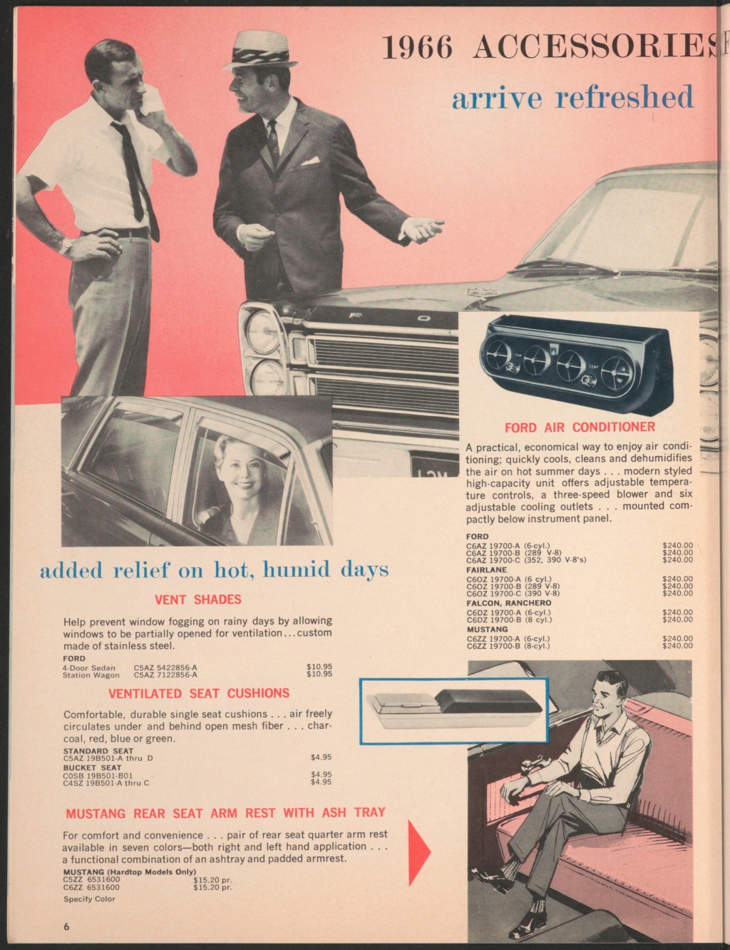 Brochure d'accessoires en anglais pour les Ford de 1966 1966_f21