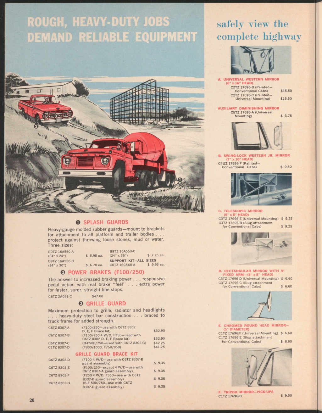 Brochure d'accessoires en anglais pour les Ford de 1966 1966_f45