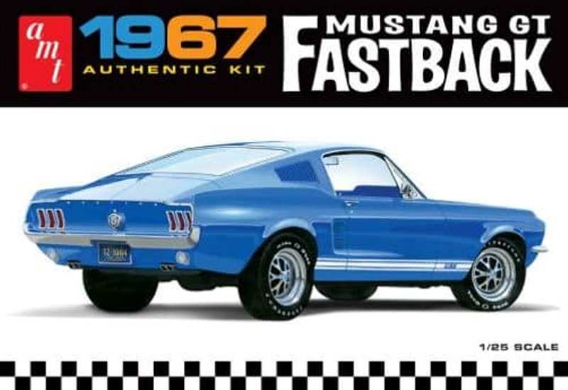 Modèle à coller de Mustang 1967 ou 1968 1967_f21