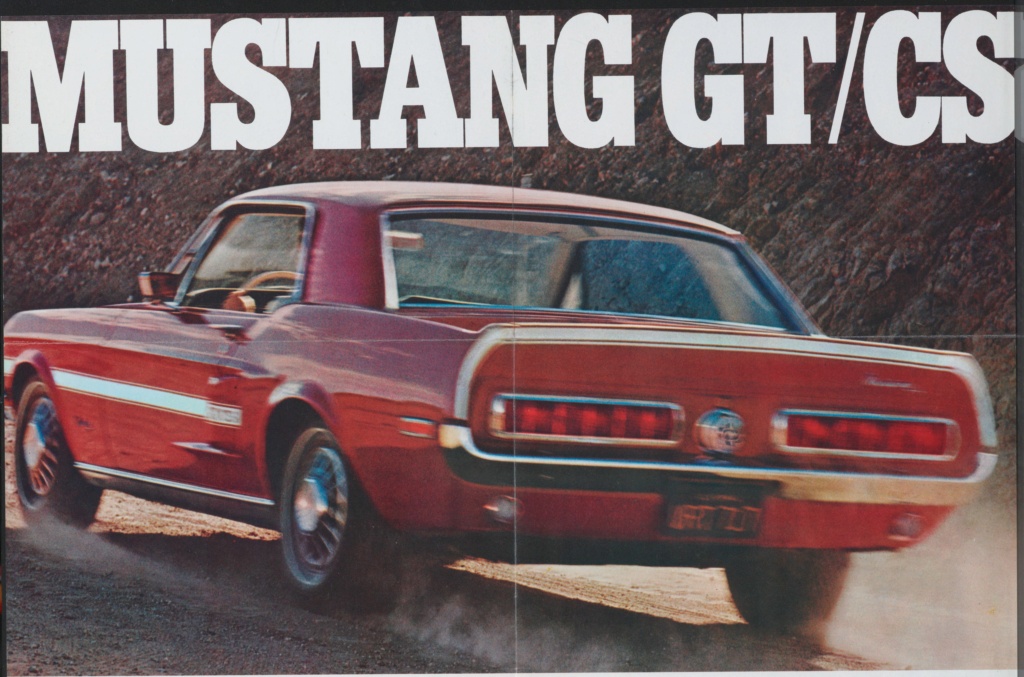 Brochure de vente Mustang GT/CS 1968 en anglais 1968_m17