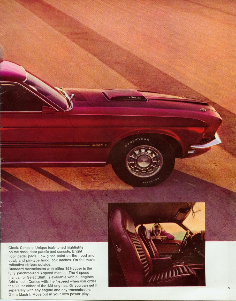 Brochure de vente: Mustang 1969 (version anglaise 08/68) 1969_f14