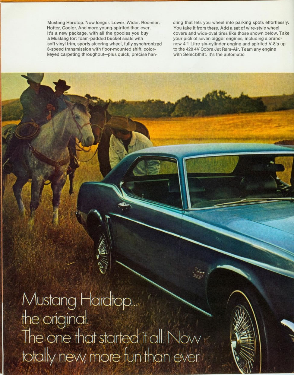 Brochure de vente: Mustang 1969 (version anglaise 08/68) 1969_f15