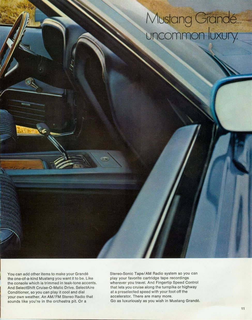 Brochure de vente: Mustang 1969 (version anglaise 08/68) 1969_f19