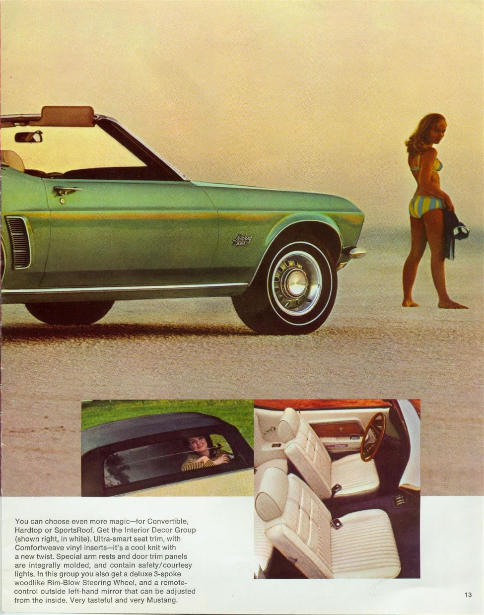 Brochure de vente: Mustang 1969 (version anglaise 08/68) 1969_f22