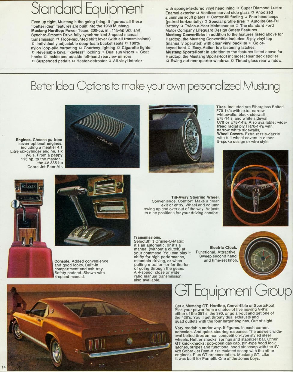 Brochure de vente: Mustang 1969 (version anglaise 08/68) 1969_f23