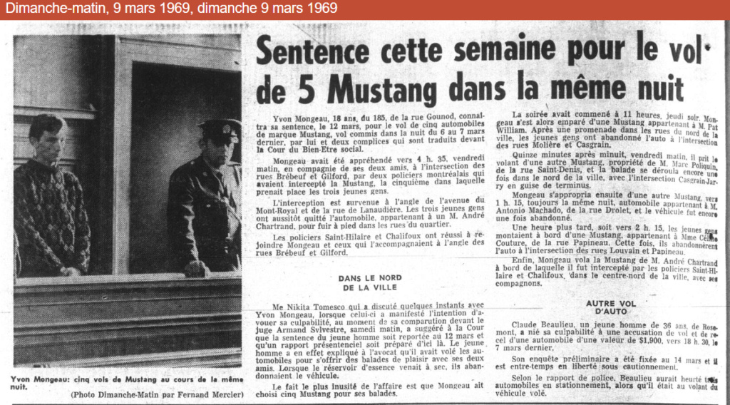 En 1969, il vole 5 Mustang dans une nuit  1969_v10