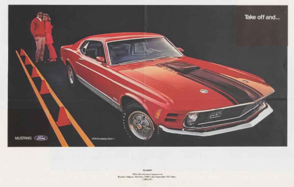 Publicité de la Mustang 1970 en anglais 1970_310